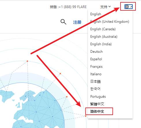 英文版cloudflare